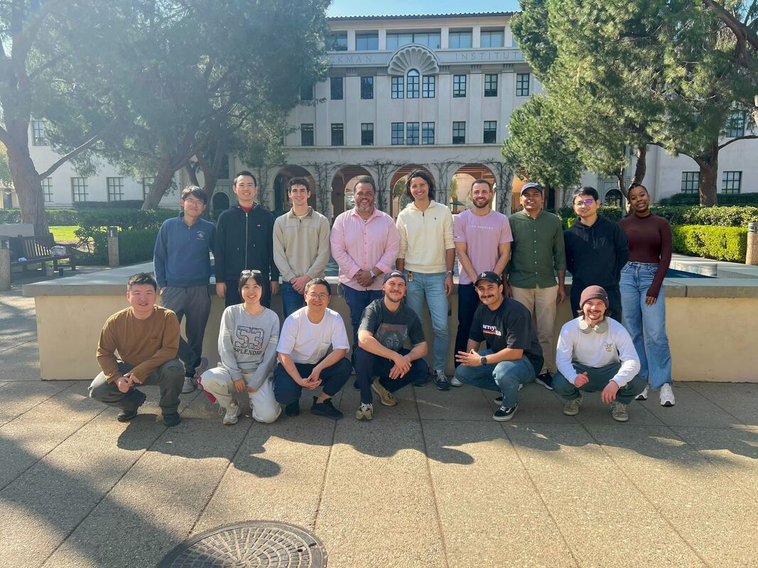 The current group, Caltech campus.